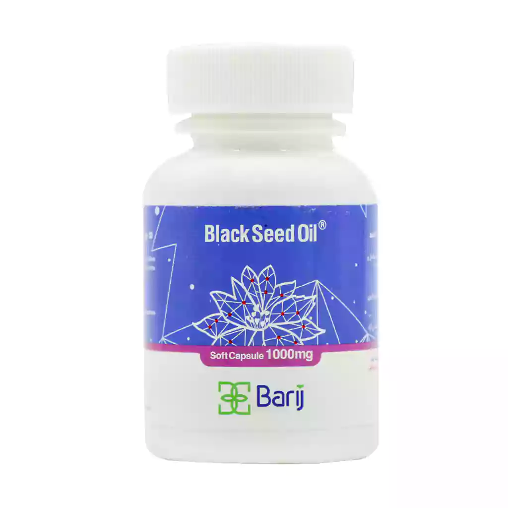 سافت ژل روغن سیاهدانه 1000 میلی گرم باریج اسانس 30 عدد