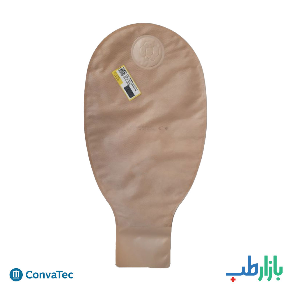 پکیج 10 عددی کیسه استومی یک تکه مات ته باز فیلتر دار به همراه 1 عدد گیره کانواتک