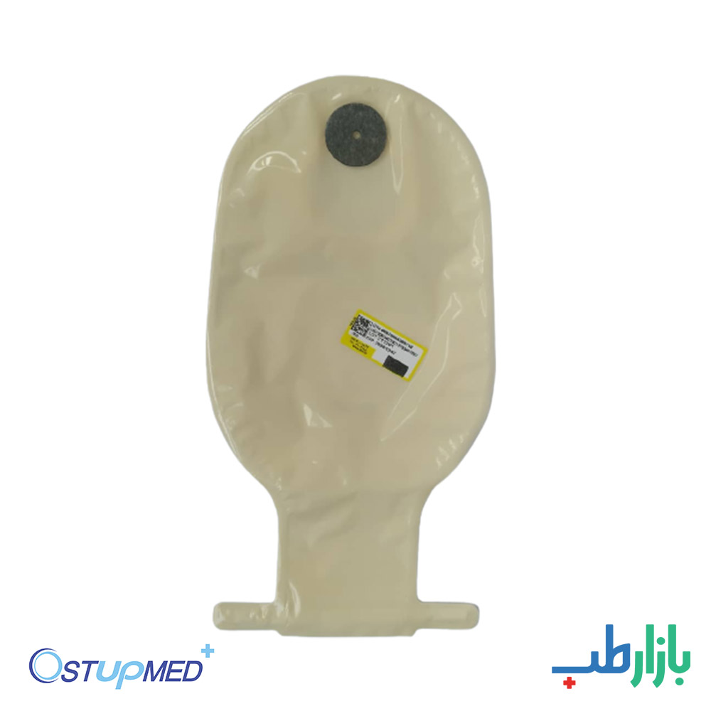 پکیج کیسه استومی دو تکه (سایز 45) + چسب پایه صاف استاپ مد
